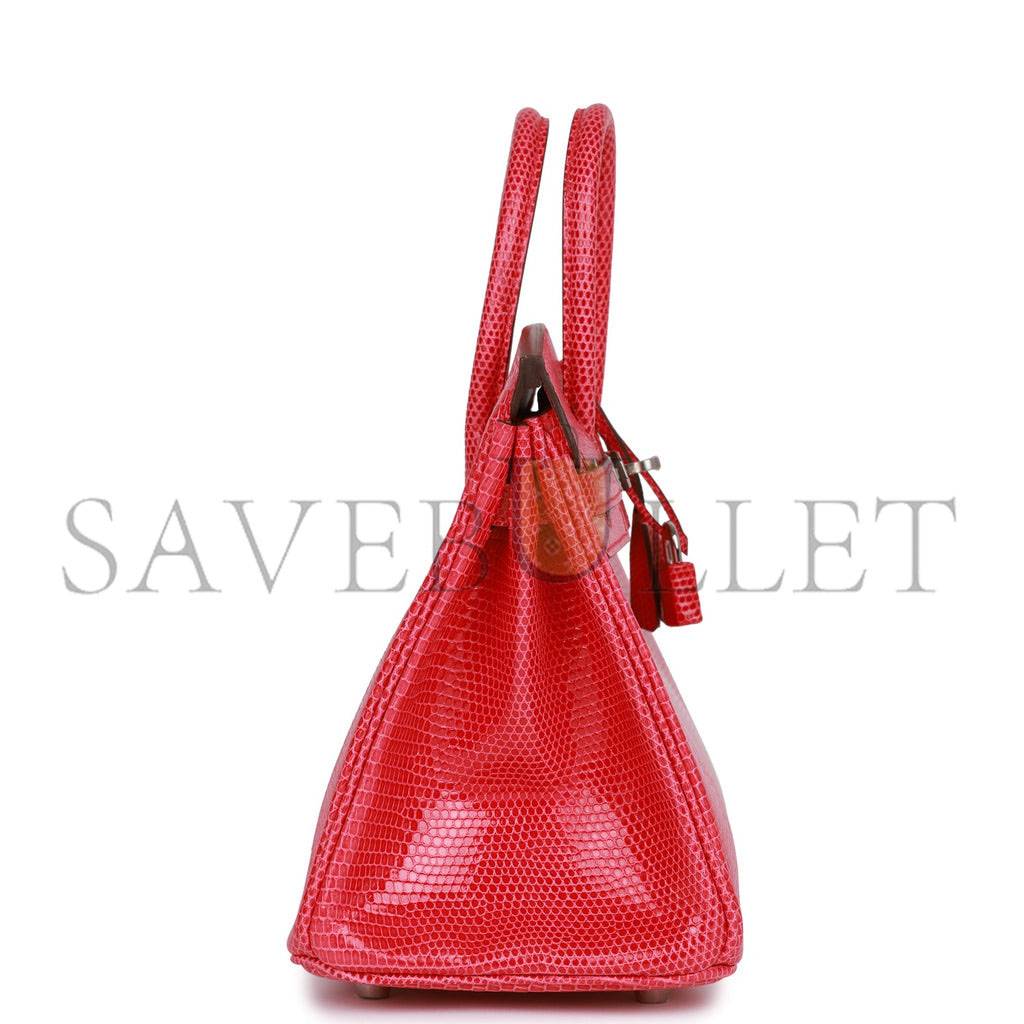 H**mes birkin 25 rose extreme lizard palladium hardware (25*19*12cm)