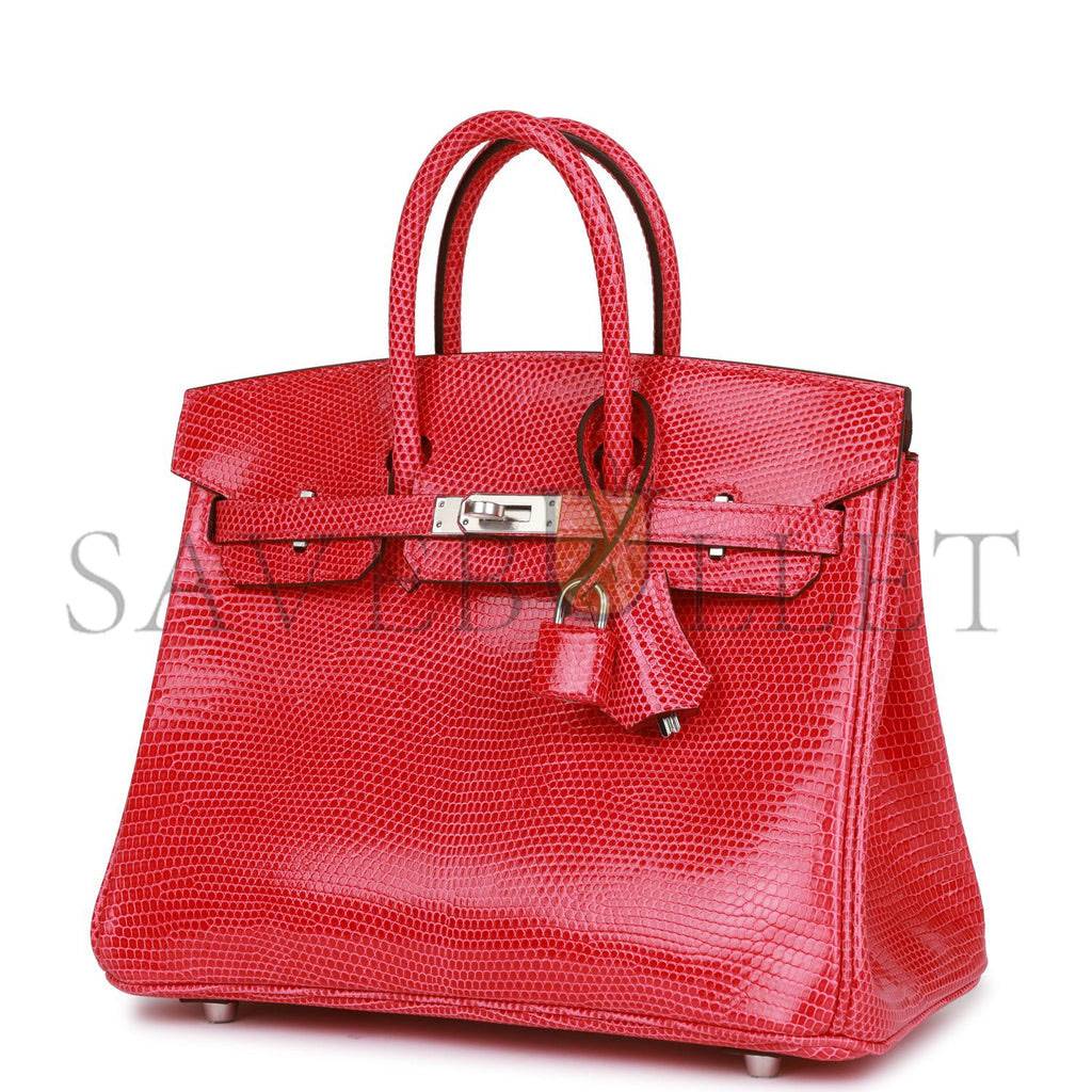 H**mes birkin 25 rose extreme lizard palladium hardware (25*19*12cm)