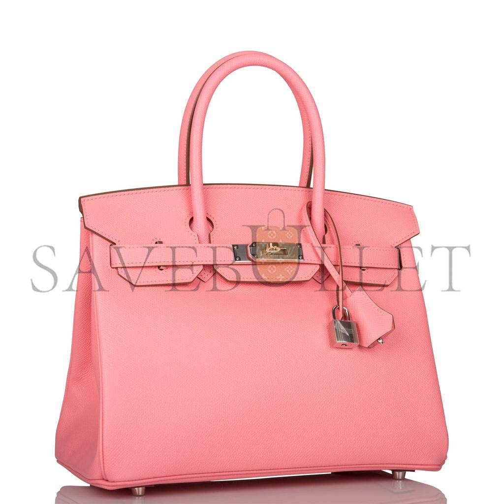 H**mes birkin 30 rose confetti epsom palladium hardware (30cm)