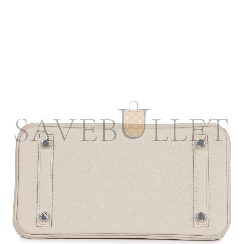 H**mes birkin 25 beton togo palladium hardware handmade (25*19*12cm)