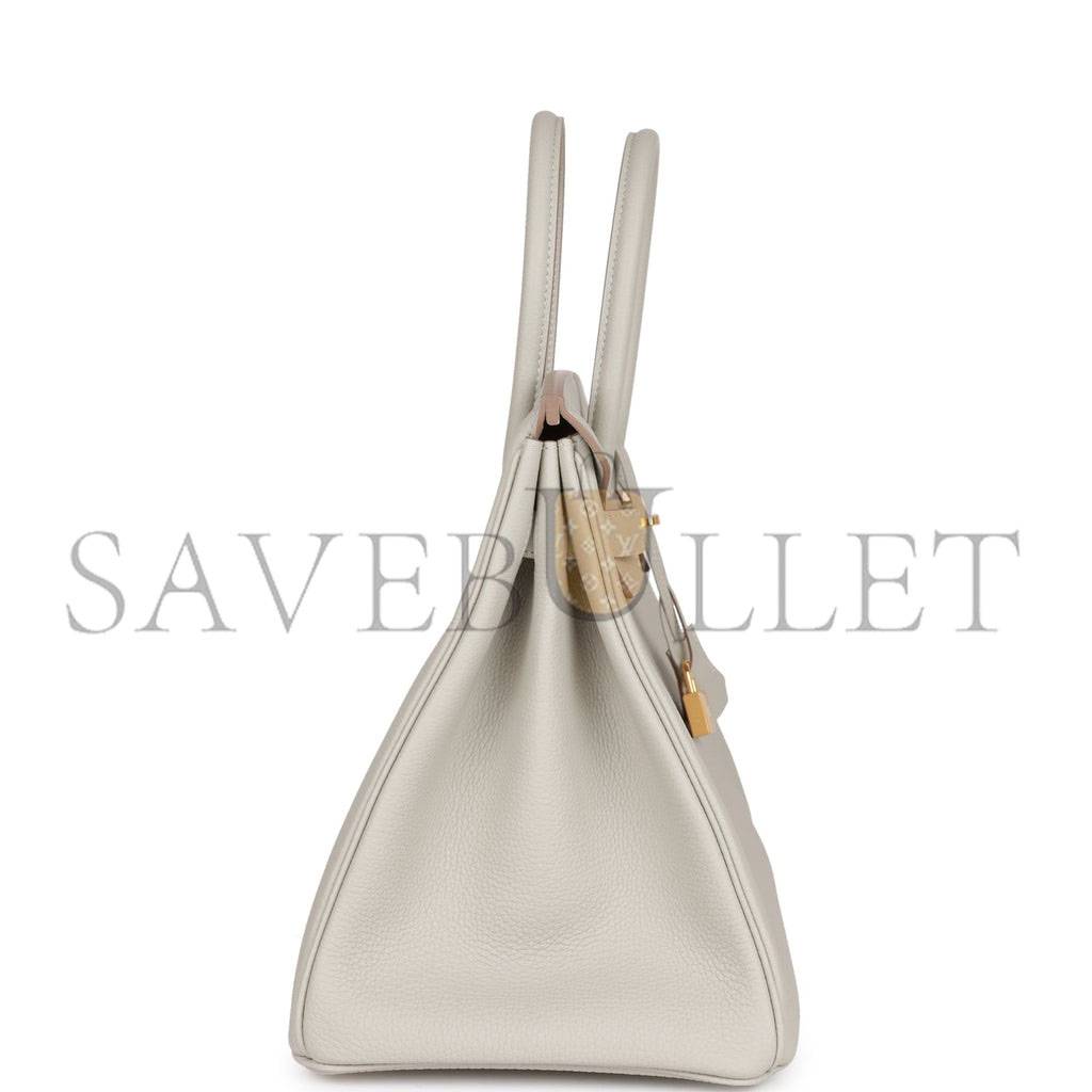 H**mes birkin 35 gris perle togo gold hardware 39891068813406 (35cm)