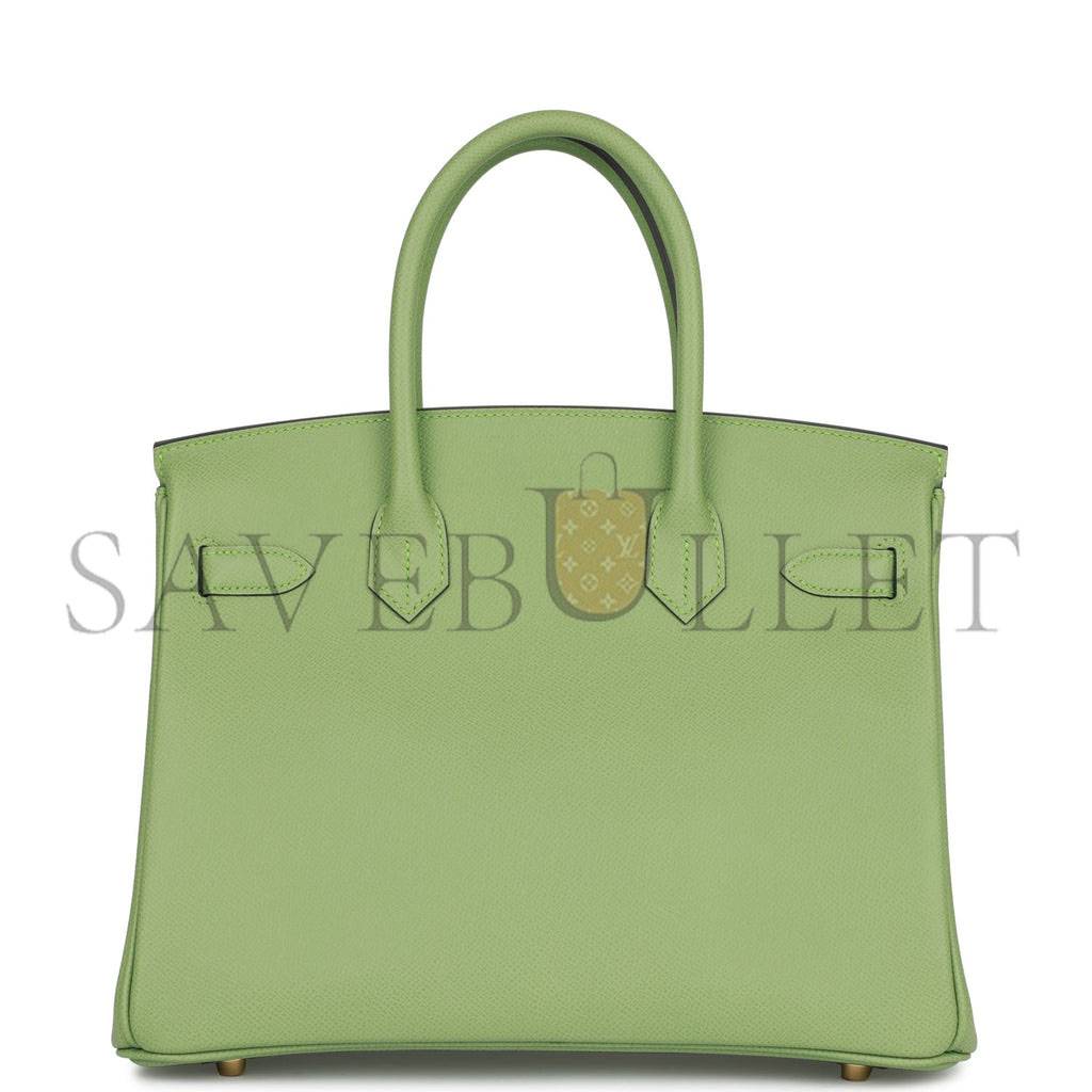 H**mes birkin 30 vert criquet epsom gold hardware (30cm)
