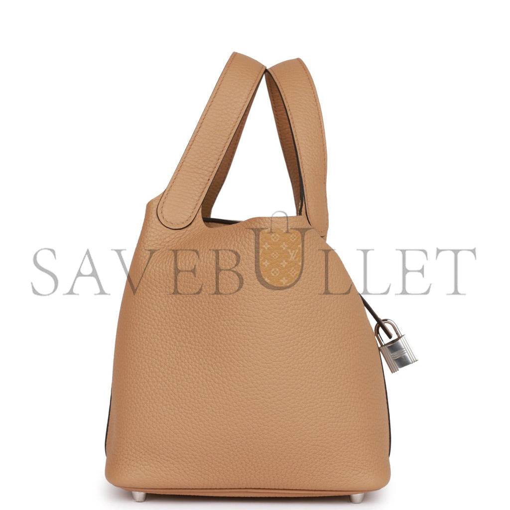 H**mes picotin lock 18 chai clemence palladium hardware (18*13*18cm)