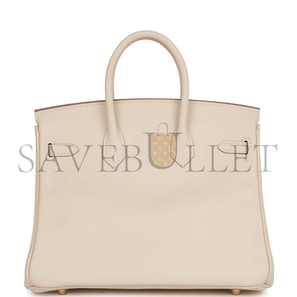 H**mes birkin 25 craie swift gold hardware handmade (25cm)
