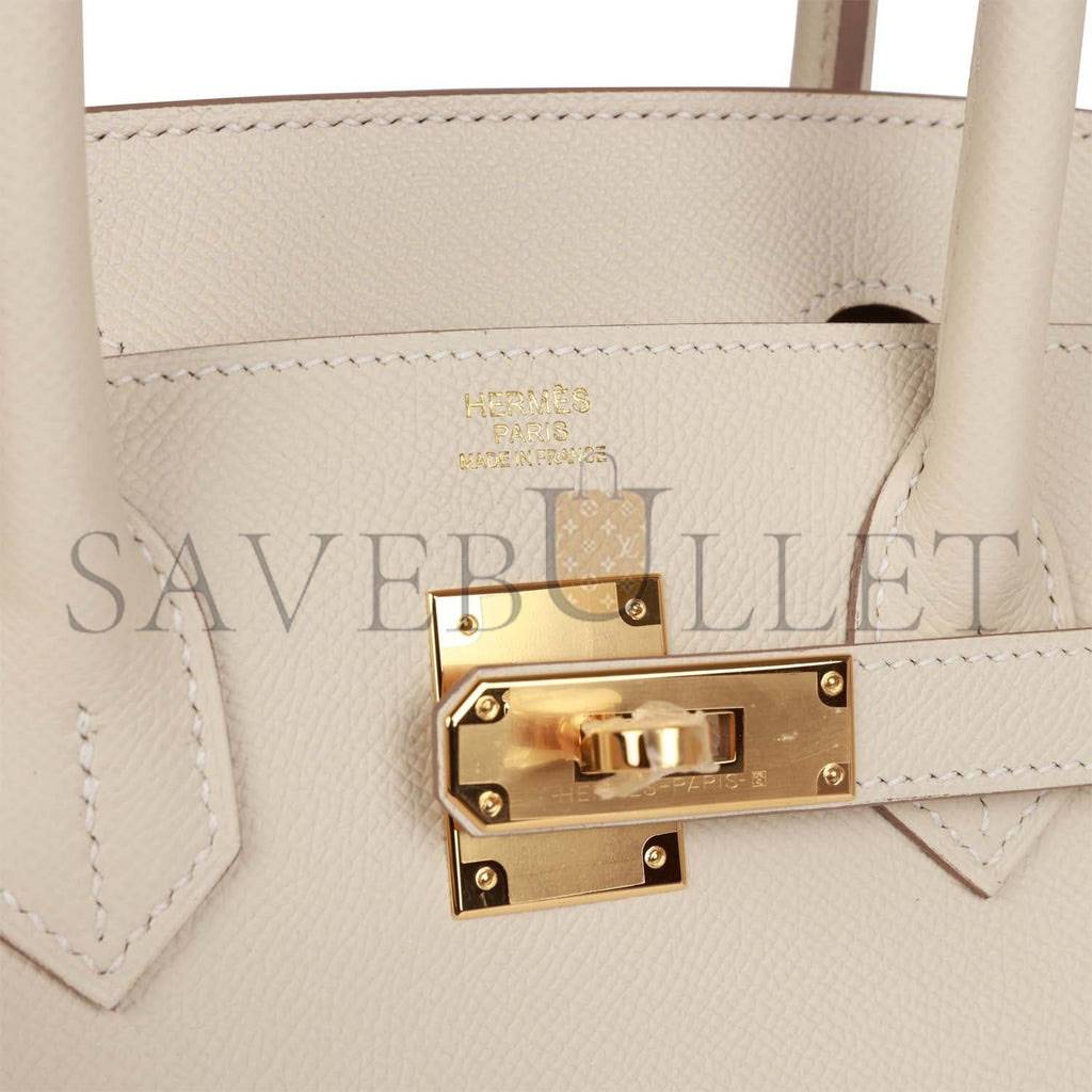 H**mes birkin sellier 30 craie epsom gold hardware 39873599111262 (30cm)
