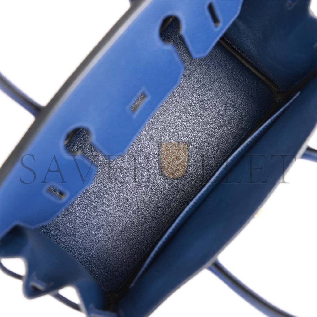 H**mes birkin 30 bleu saphir epsom gold hardware (30cm)