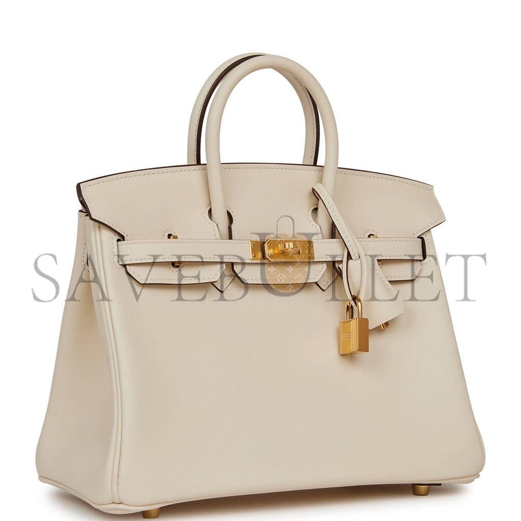 H**mes birkin 25 nata swift gold hardware (25cm)