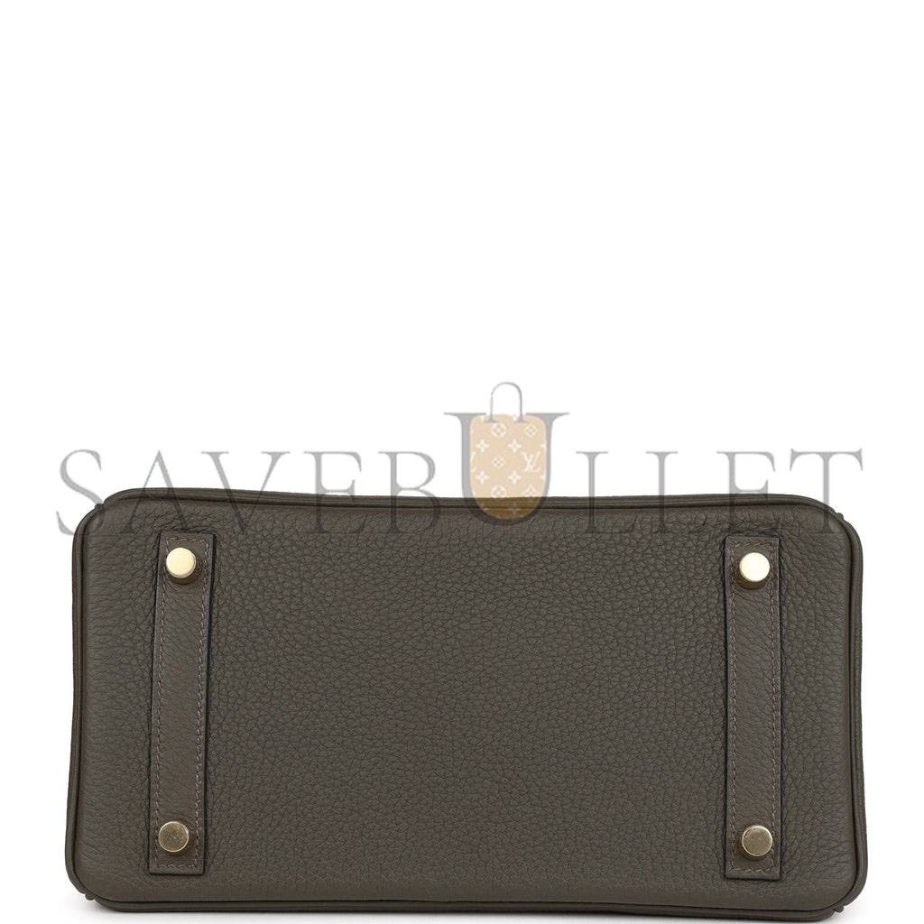 H**mes master birkin 25 vert de gris togo gold hardware handmade (25cm)