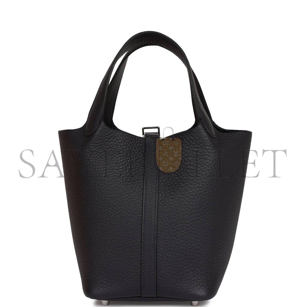 H**mes picotin lock 18 caban clemence palladium hardware (18*13*18cm)