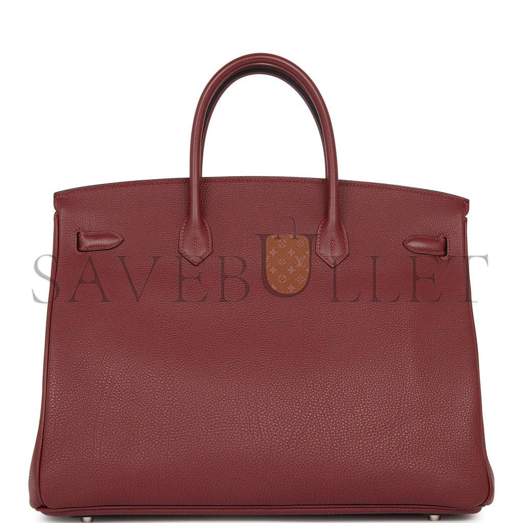 H**mes birkin 40 rouge h togo palladium hardware (40cm)