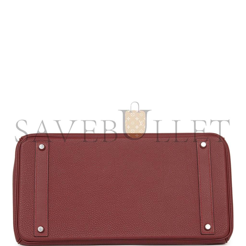 H**mes birkin 40 rouge h togo palladium hardware (40cm)