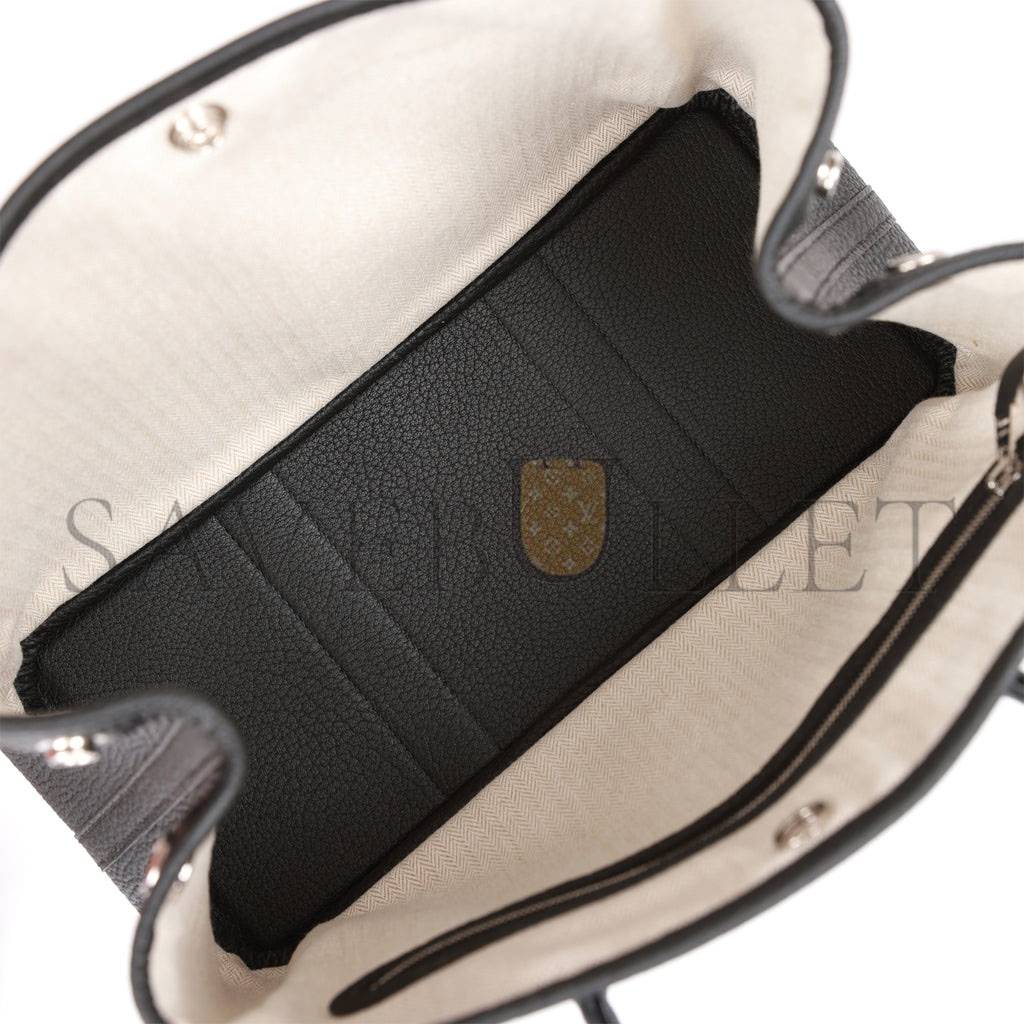 H**mes garden party 30 black negonda palladium hardware (30*21*13cm)