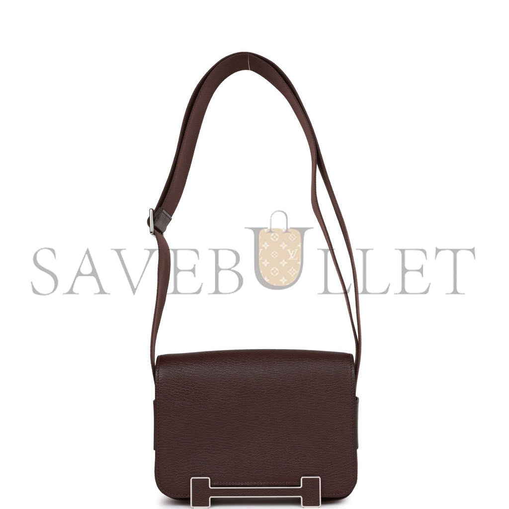 H**mes geta rouge sellier chevre palladium hardware (20.3*14*6.4cm)