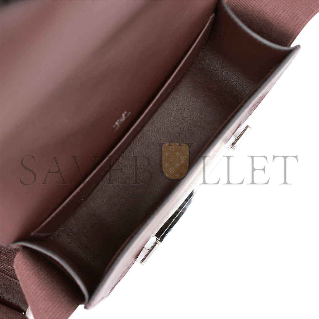 H**mes geta rouge sellier chevre palladium hardware (20.3*14*6.4cm)