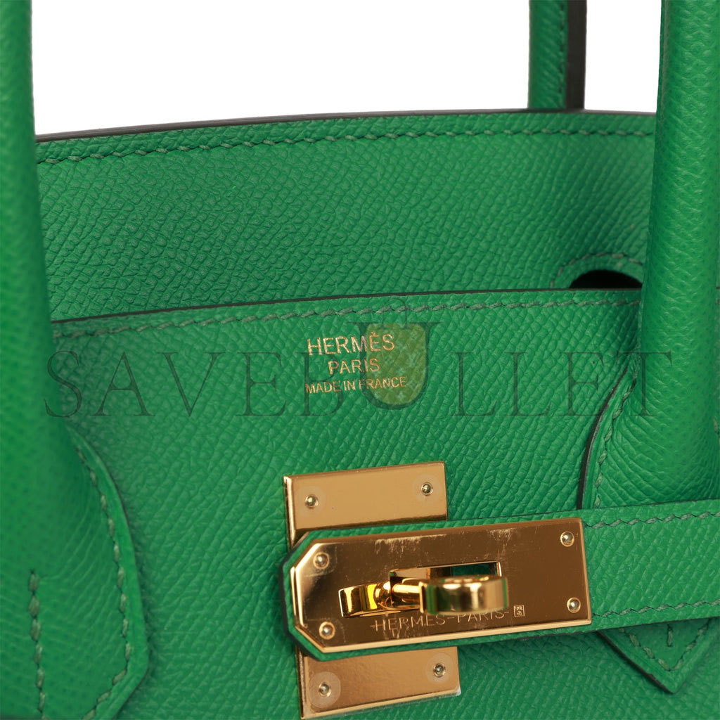 H**mes birkin 30 cactus epsom gold hardware (30cm)