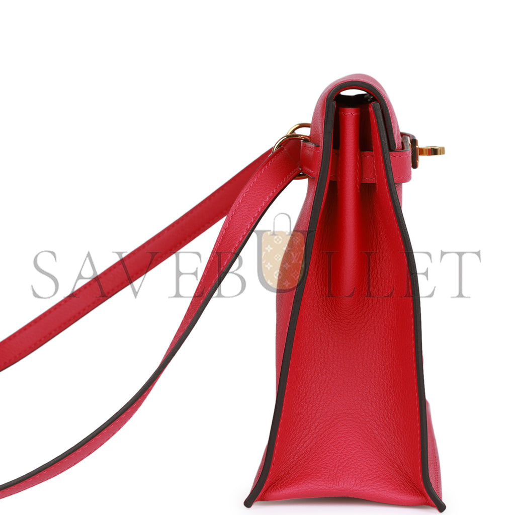 H**mes kelly danse framboise evercolor gold hardware (22*16*7cm)