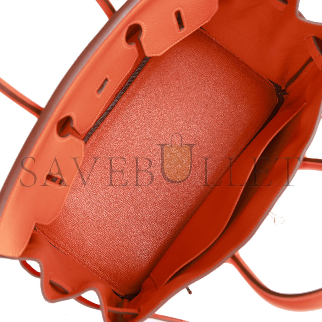 H**mes birkin 35 orange h clemence palladium hardware (35cm)