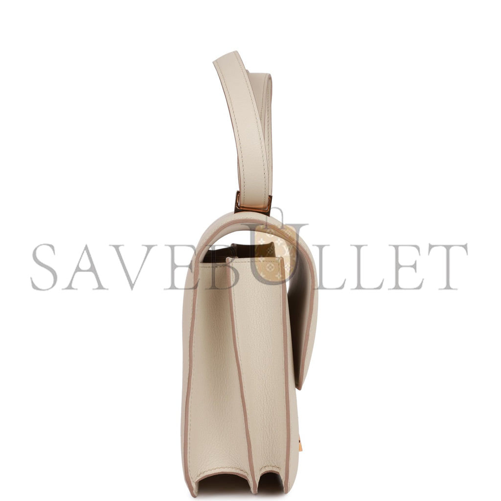 H**mes constance 24 gris perle evercolor rose gold hardware 39830448537694 (24cm)