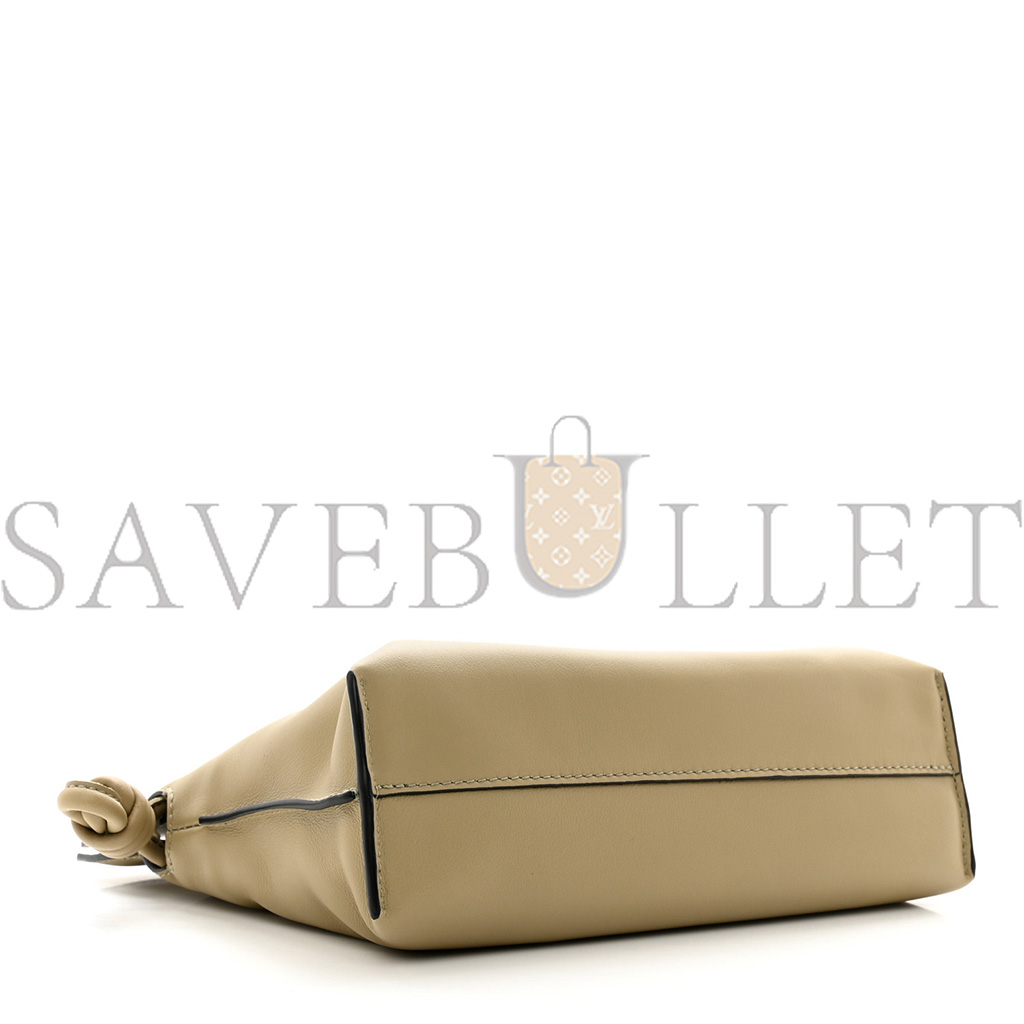 l*ew* calfskin mini flamenco knot bag light mauve (23*18*7cm)