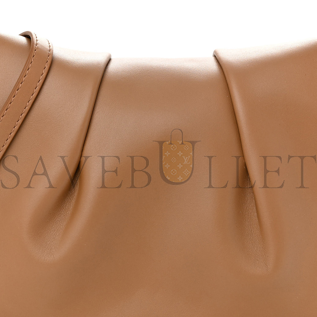 l*ew* shiny nappa calfskin paseo satchel black (27*18*6cm)