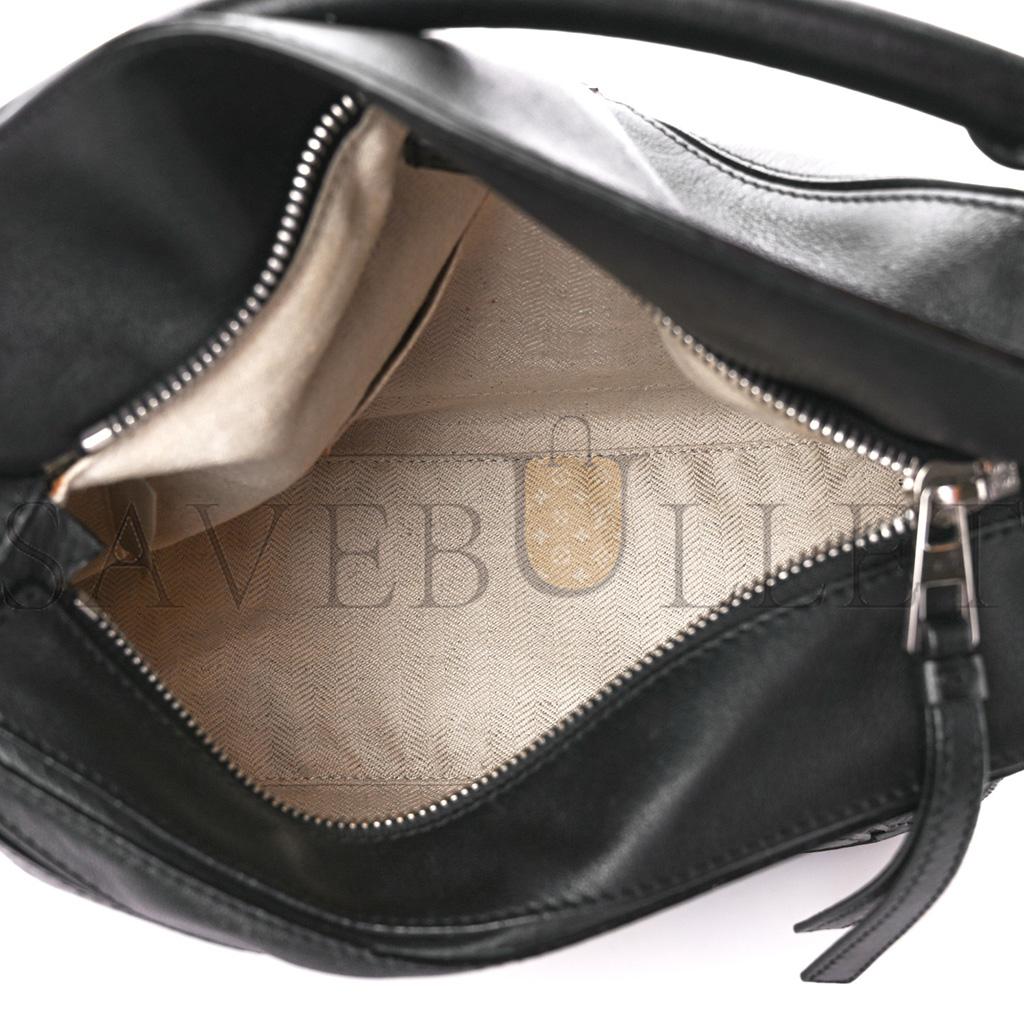 l*ew* calfskin medium puzzle bag black (29*19.5*14cm)