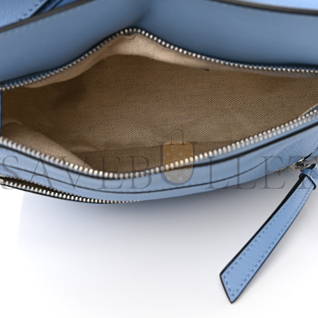 l*ew* calfskin small puzzle bumbag olympic blue (23*15*10cm)