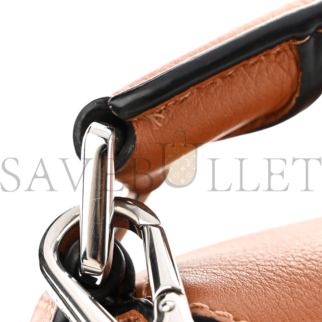 l*ew* calfskin mini puzzle bag tan (18*12.5*8cm)