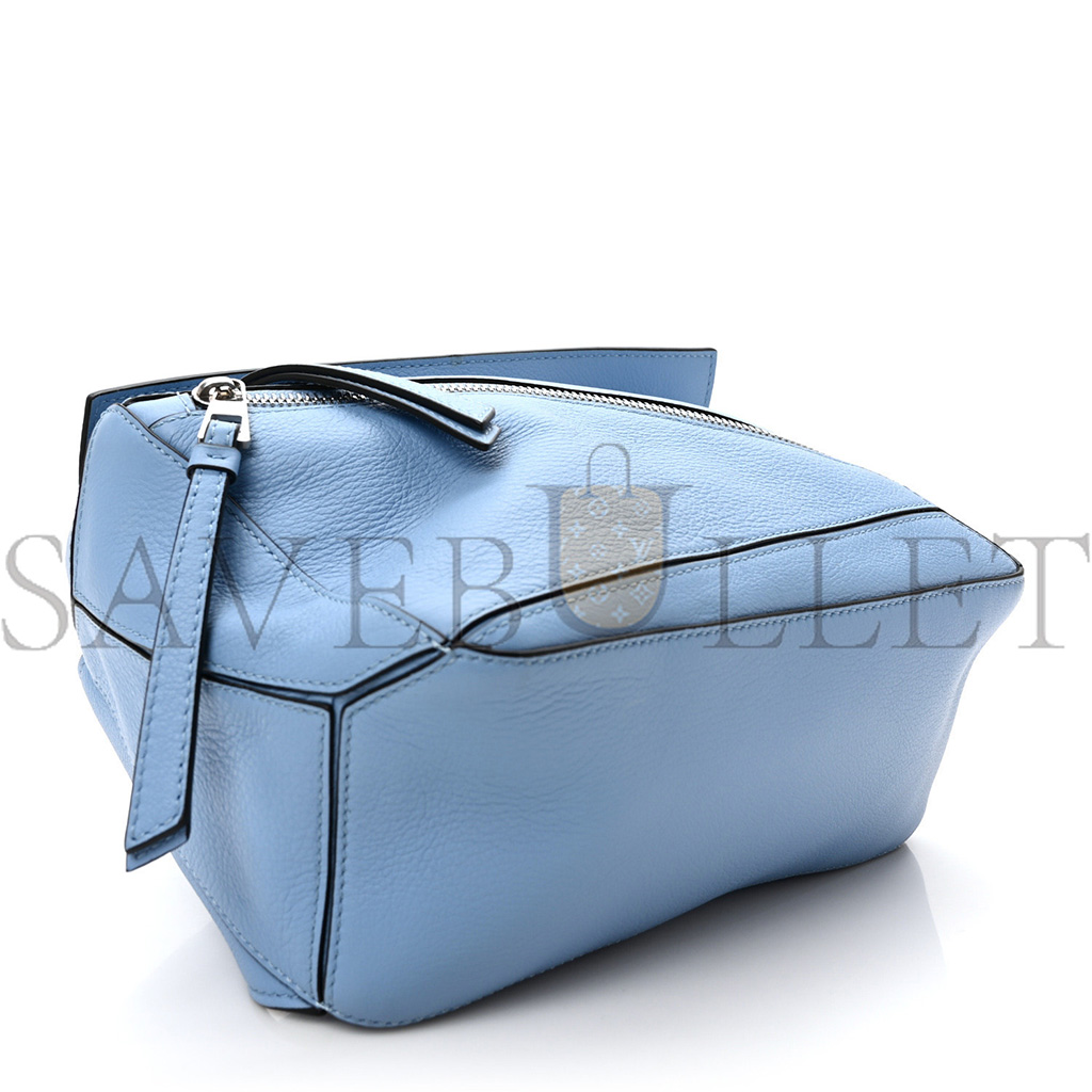 l*ew* calfskin small puzzle bumbag olympic blue (23*15*10cm)