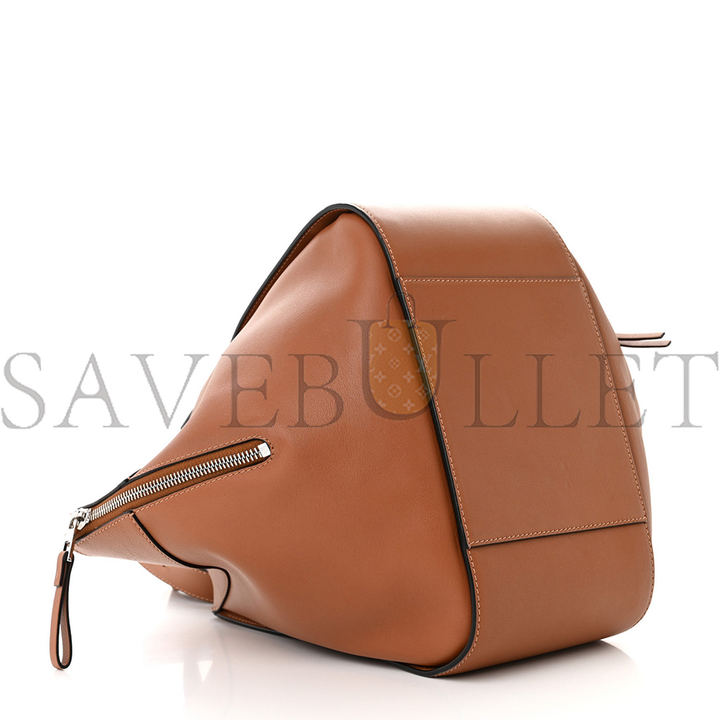 L0ew* calfskin small hammock shoulder bag tan (30*25*13.5cm)
