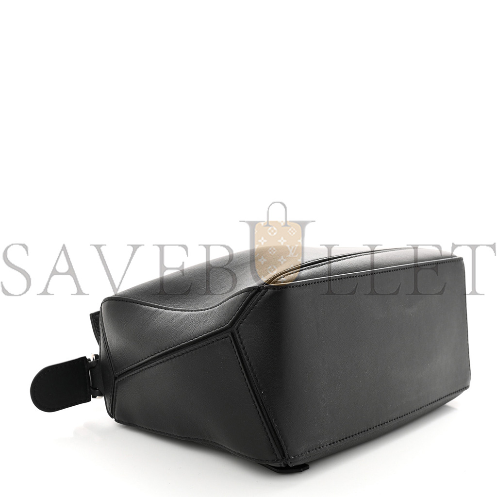l*ew* calfskin small puzzle bag black (24*16.5*10.5cm)