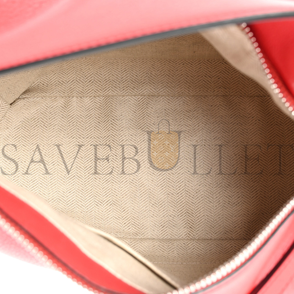 l*ew* calfskin small puzzle bag scarlet (24*16.5*10.5cm)