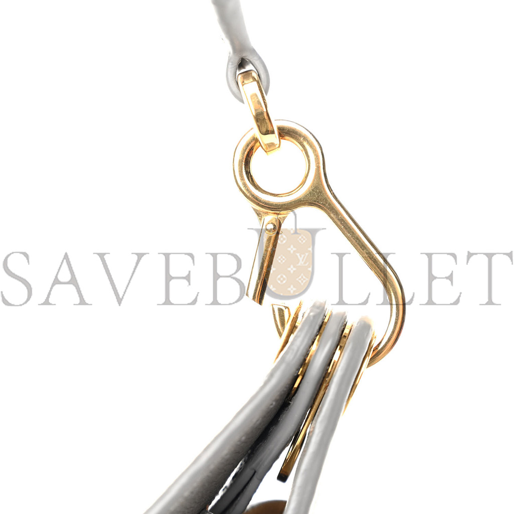 l*ew* satin calfskin jacquard luna bag pearl grey (26*22*8cm)