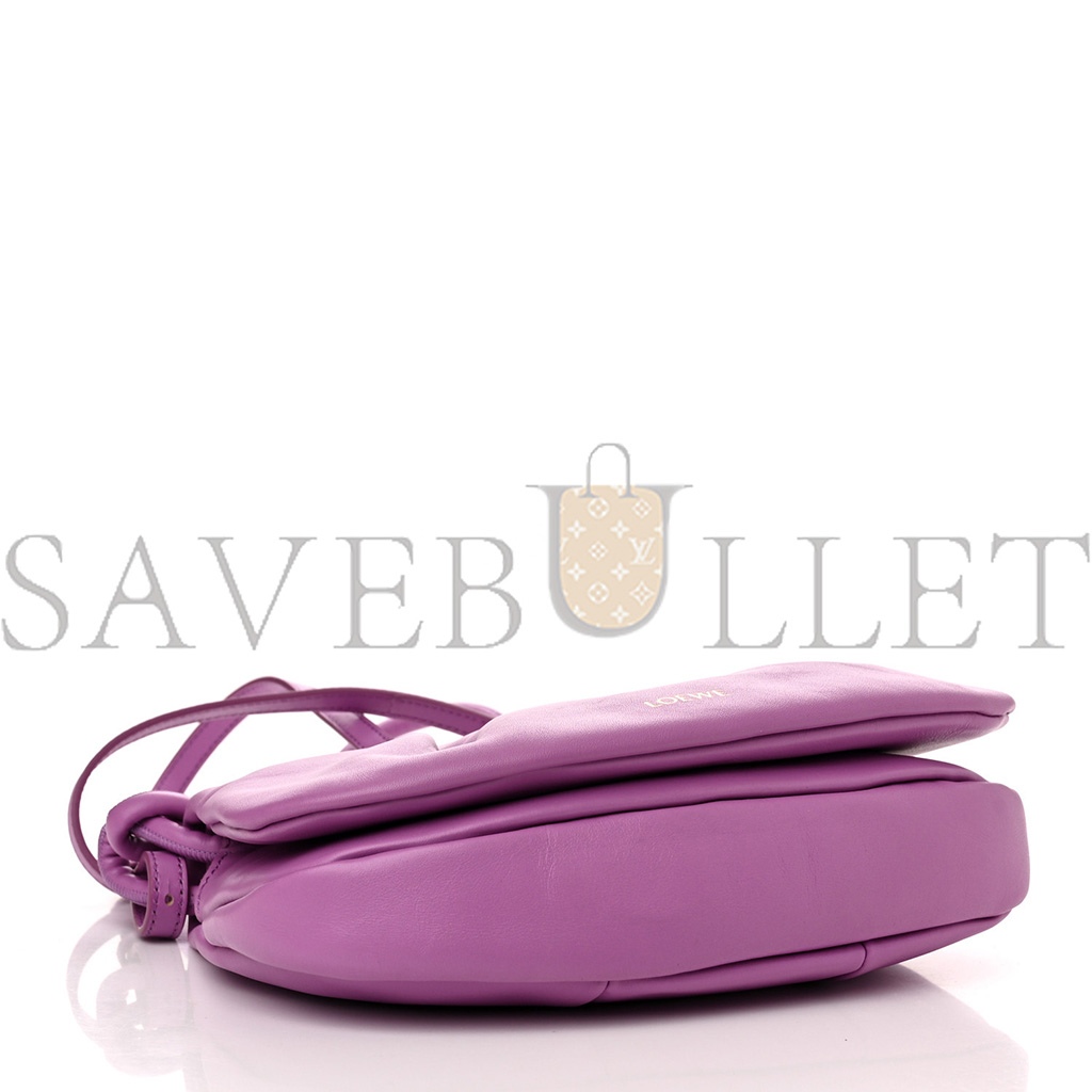 l*ew* shiny nappa calfskin paseo satchel rockrose (25*17*8cm)