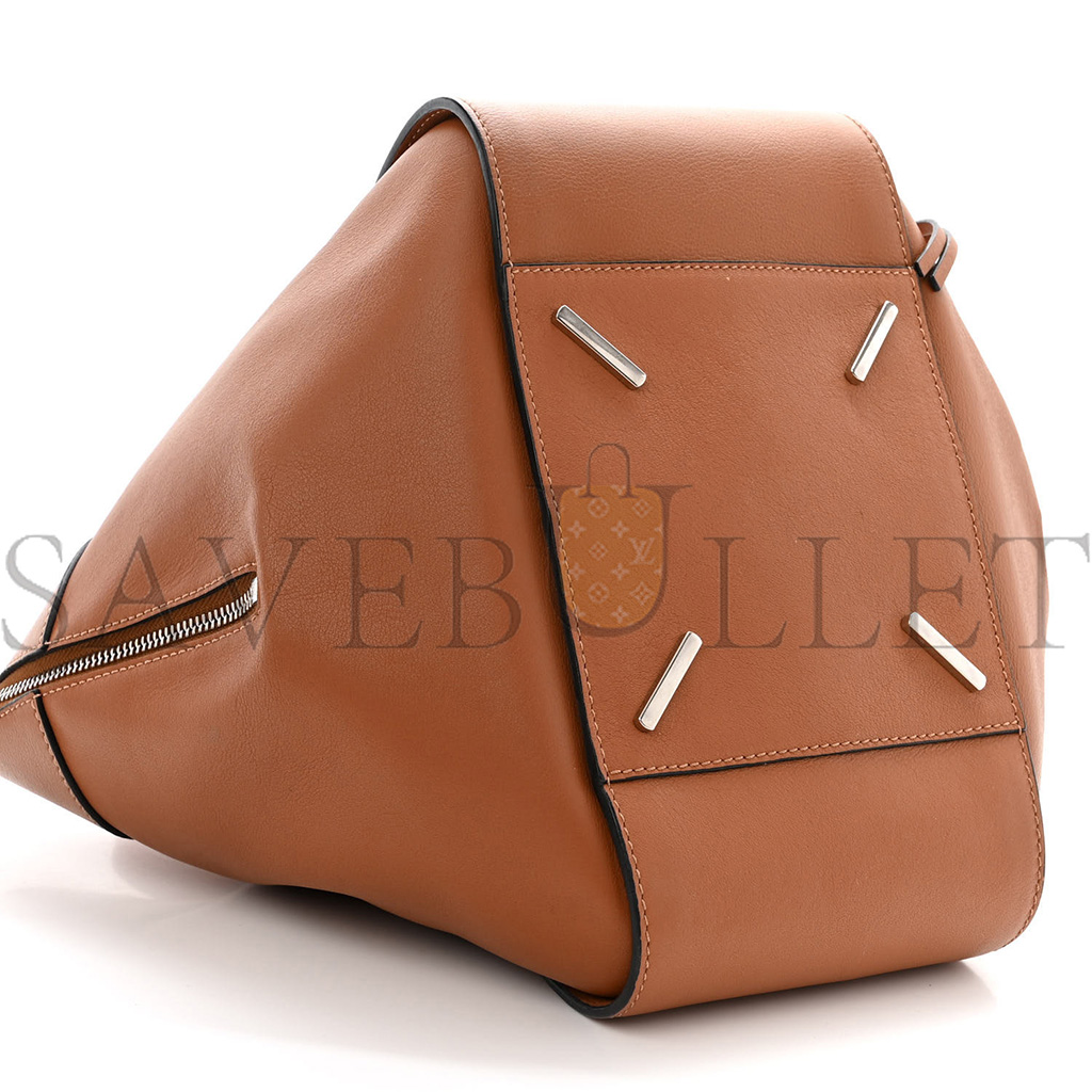 l*ew* calfskin small hammock shoulder bag tan (30*25*13.5cm)