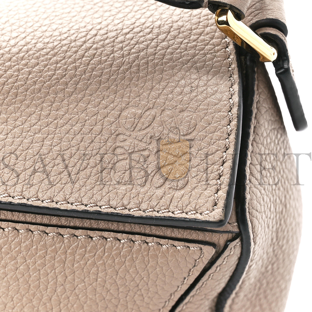 l*ew* calfskin mini puzzle bag sand mink (18*12.5*8cm)