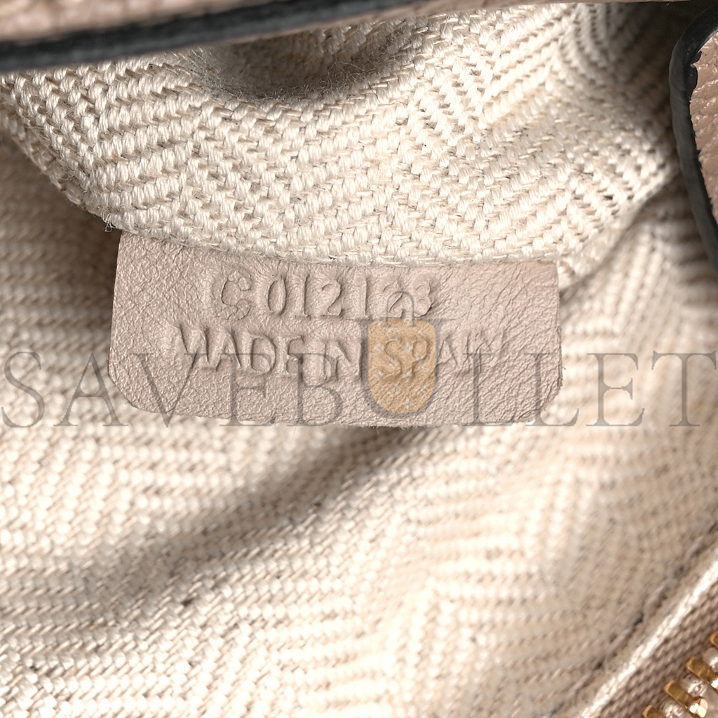 l*ew* calfskin mini puzzle bag sand mink (18*12.5*8cm)