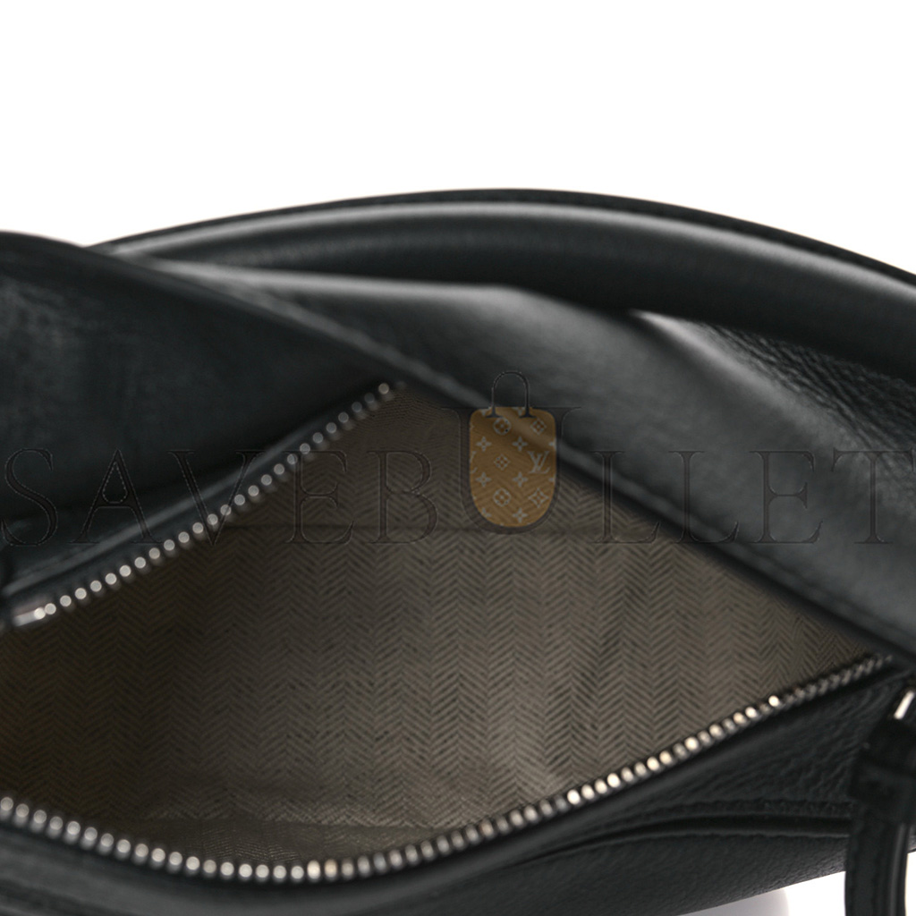 l*ew* calfskin mini puzzle bag black (18*12.5*8cm)