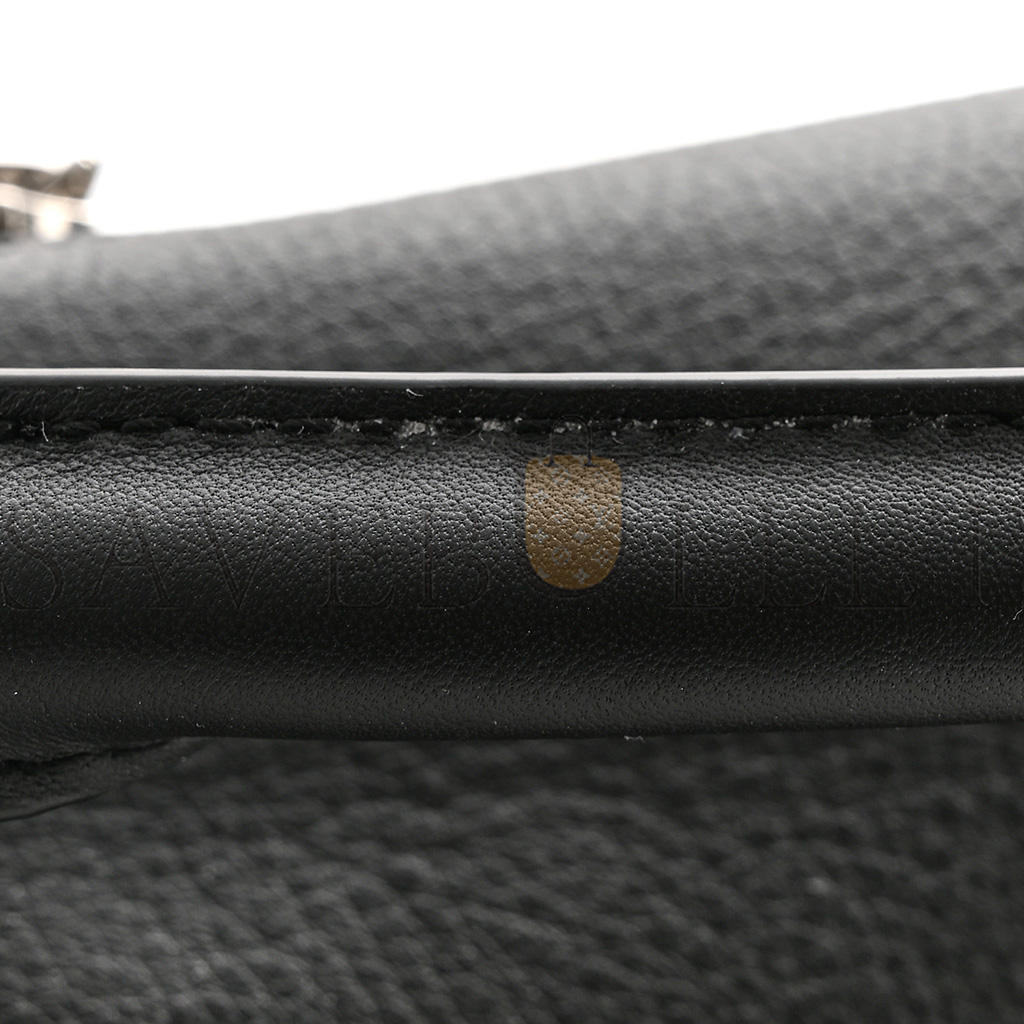 l*ew* calfskin small puzzle bag black (24*16.5*10.5cm)