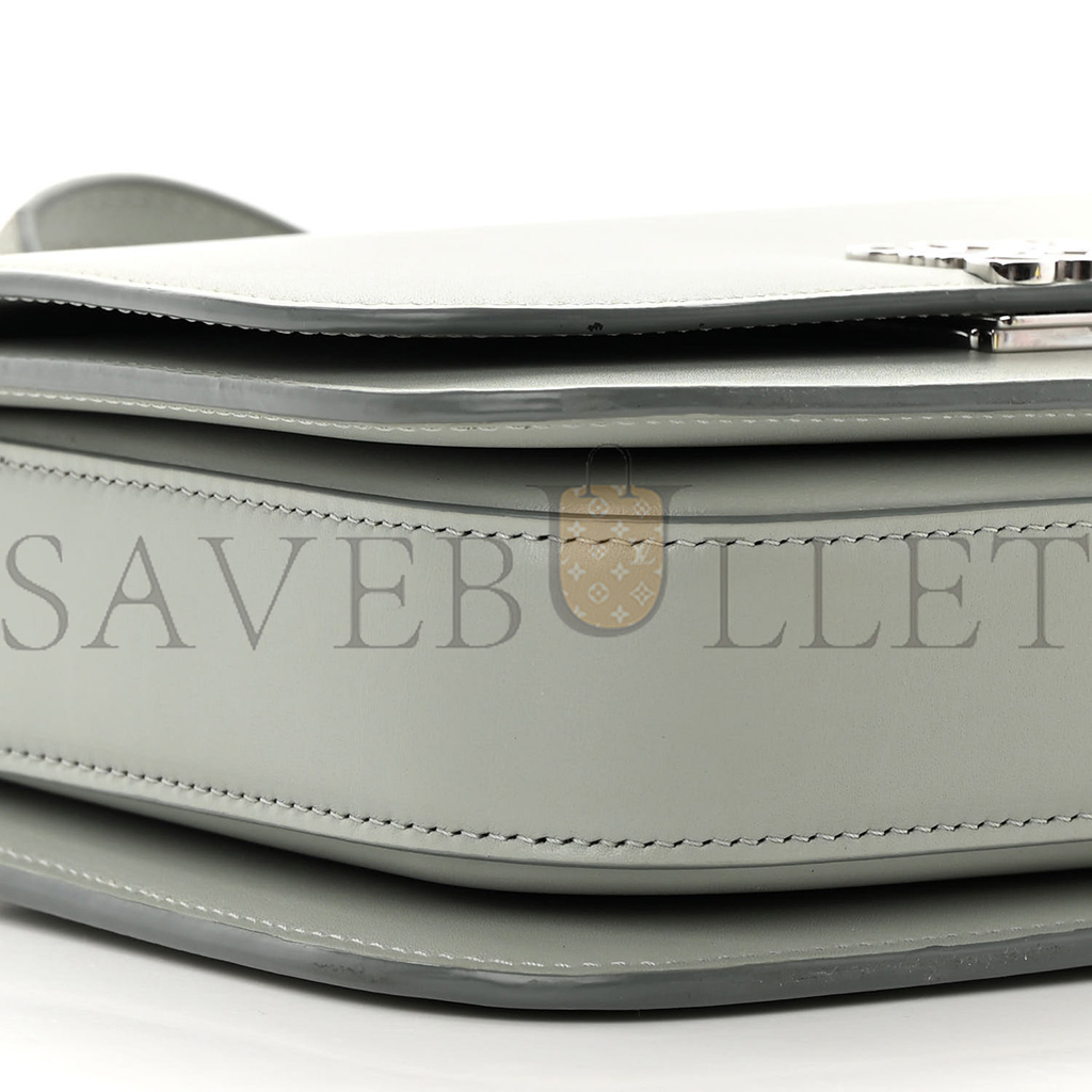 l*ew* silk calfskin small goya bag gray (19*13*6cm)