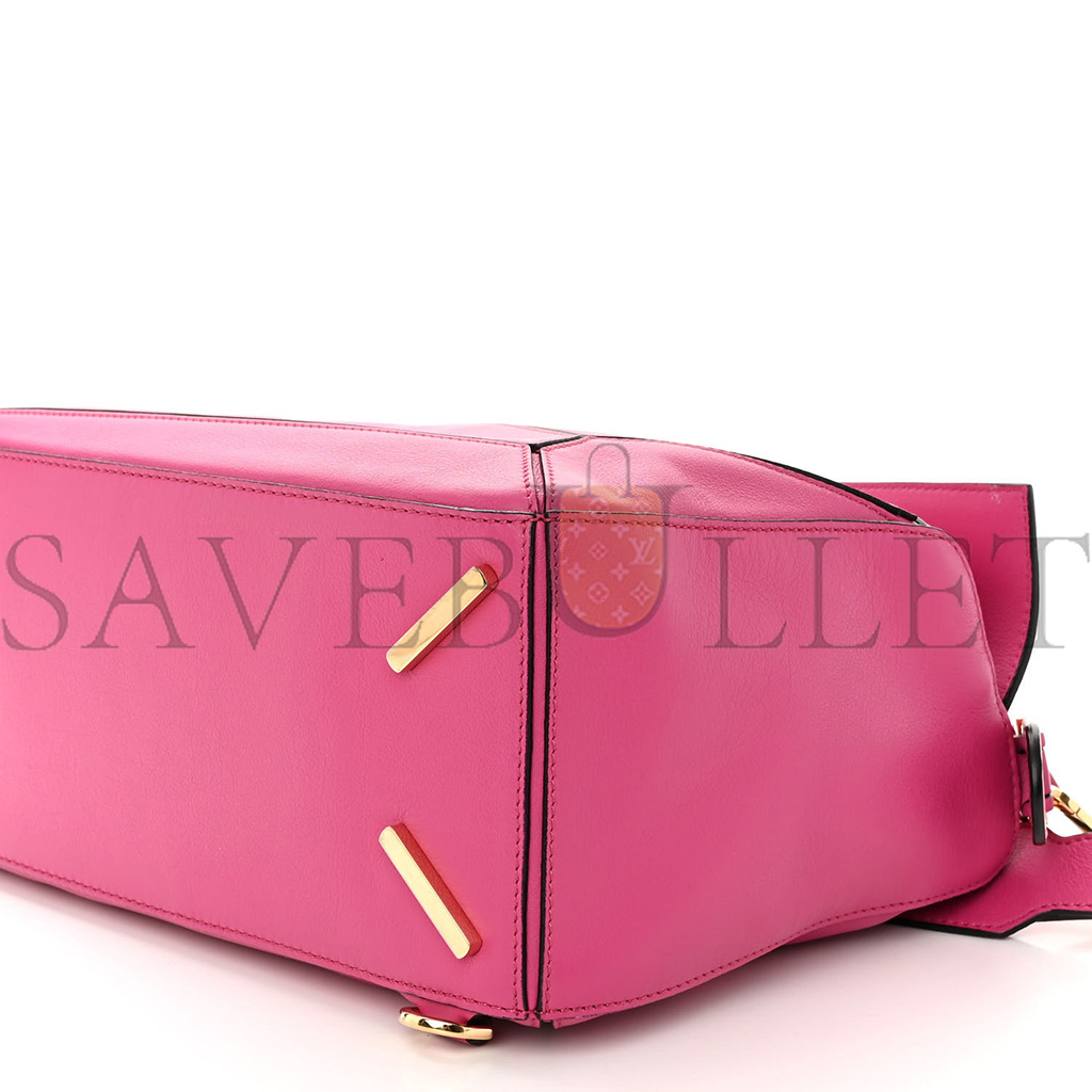 l*ew* calfskin medium puzzle bag fuchsia (29*18*12cm)