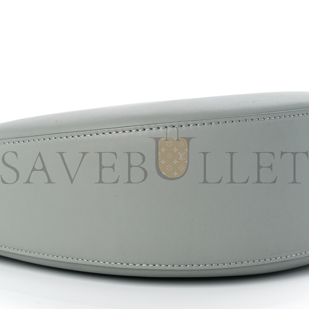 l*ew* satin calfskin jacquard luna bag ash grey (20*17*8cm)