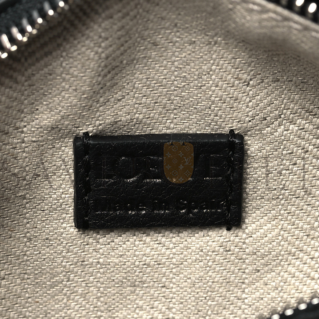 l*ew* calfskin mini puzzle bag black (18*12.5*8cm)