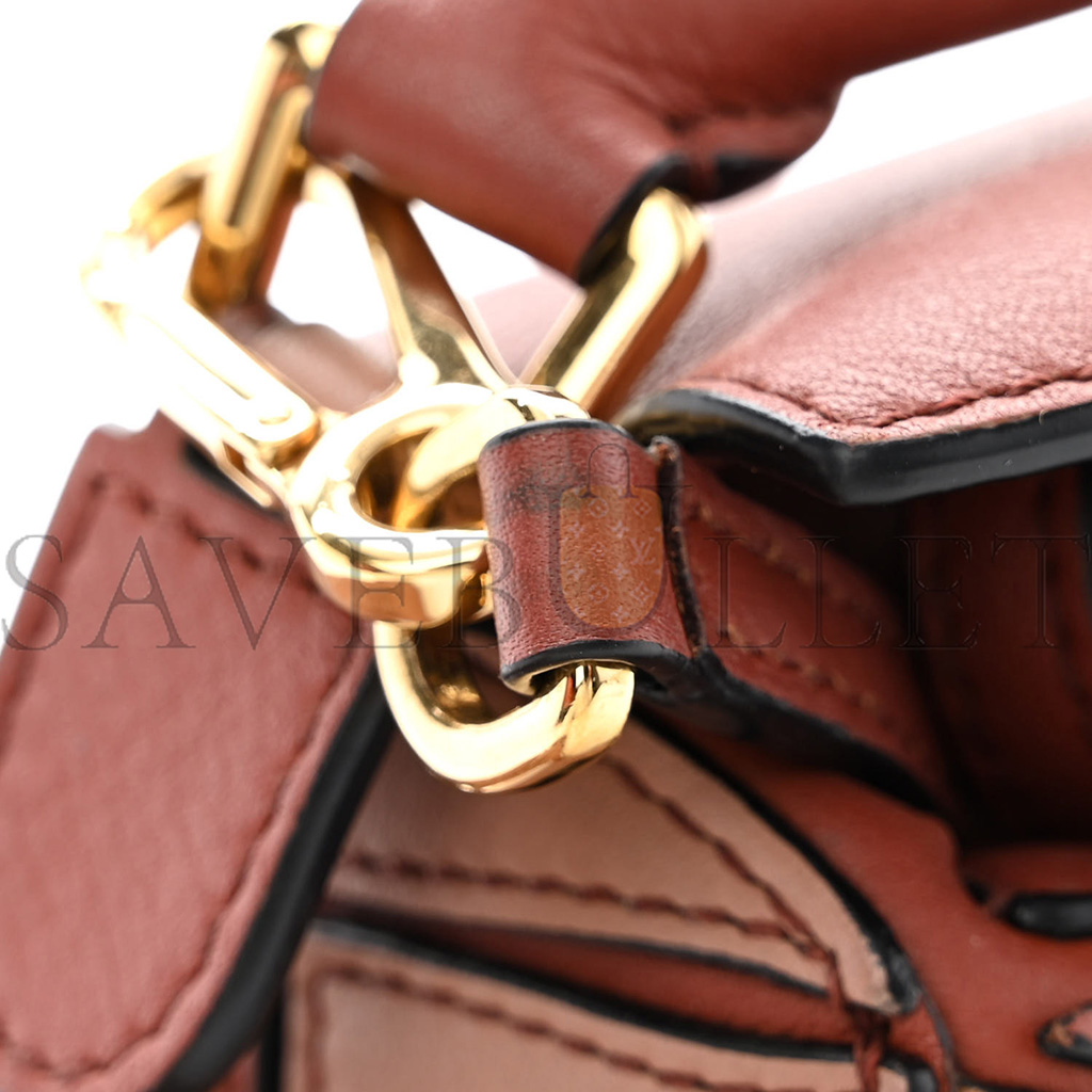 l*ew* calfskin mini puzzle bag spice pumpkin (18*12.5*8cm)