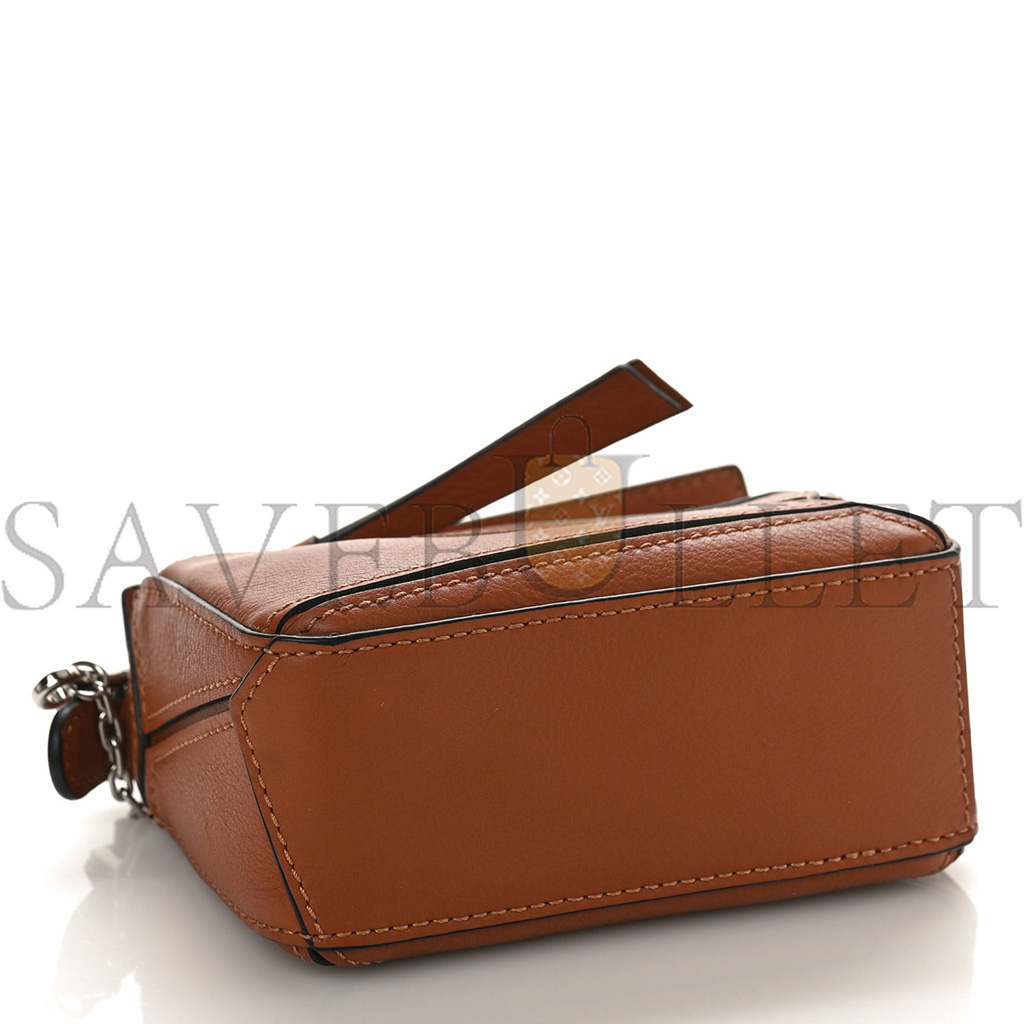 l*ew* calfskin nano puzzle bag tan (13*10*6cm)