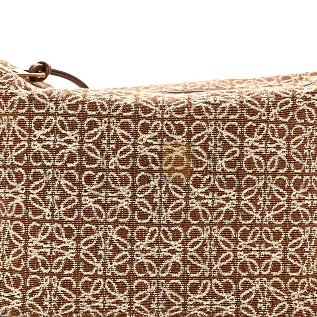 l*ew* jacquard anagram calfskin small cubi bag tan pecan (20*18*13cm)