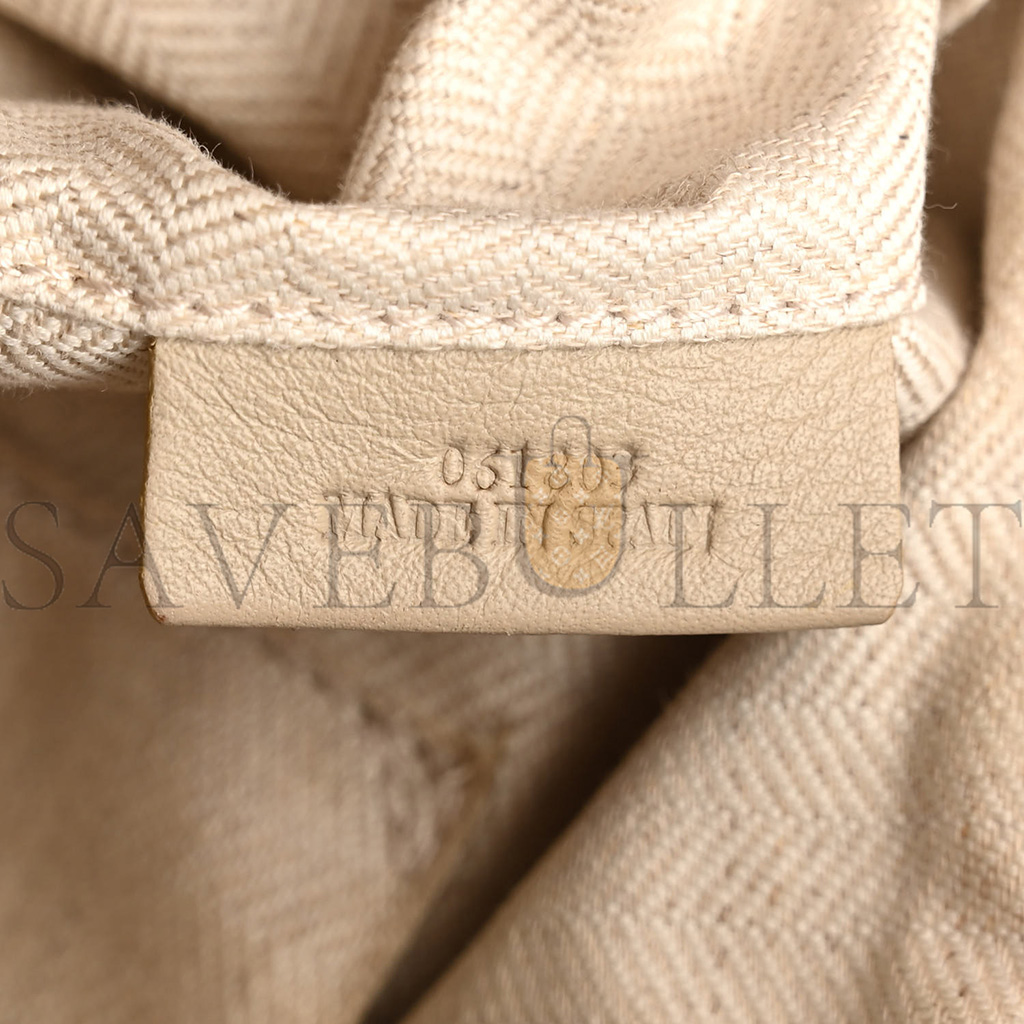 l*ew* grained calfskin small puzzle bag sand mink (24*16.5*10.5cm)