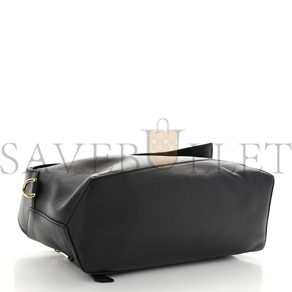l*ew* calfskin puzzle hobo black (29*14*11cm)