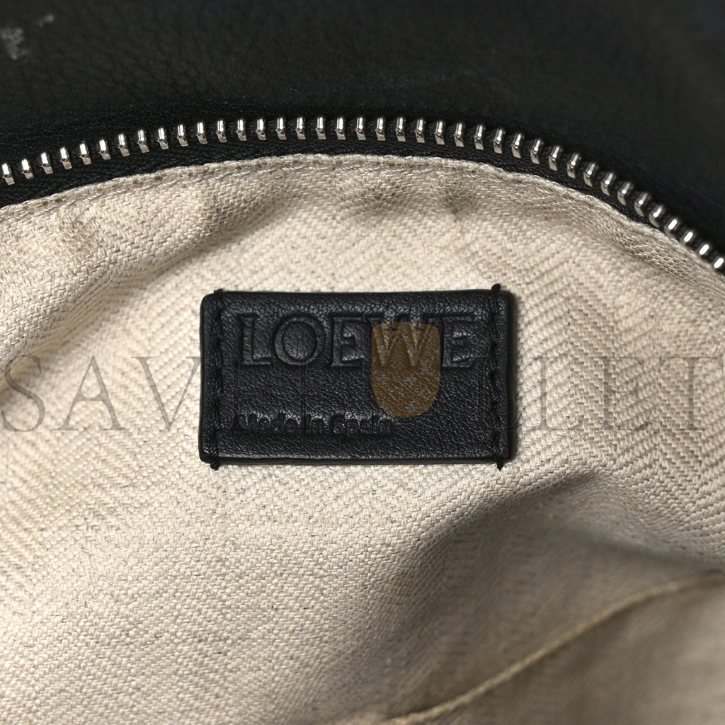 l*ew* calfskin medium puzzle bag black (29*19.5*14cm)