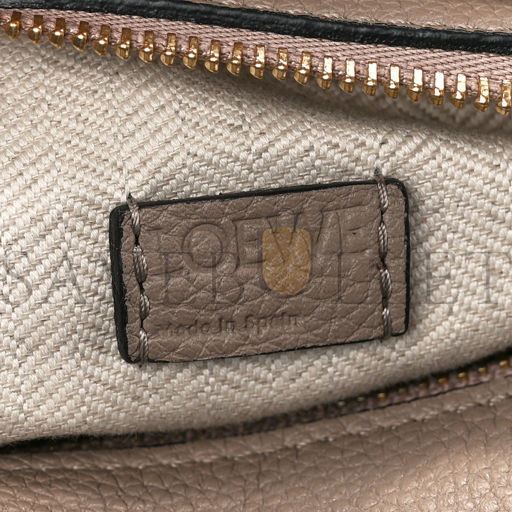 l*ew* calfskin mini puzzle bag sand mink (18*12.5*8cm)