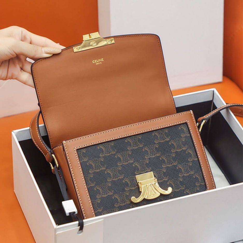 Ce**e teen triomphe bag 188882bz4.04lu (18.5*14*6cm)